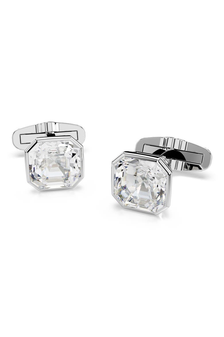 Millenia Cuff Links, Main, color, RHODIUM