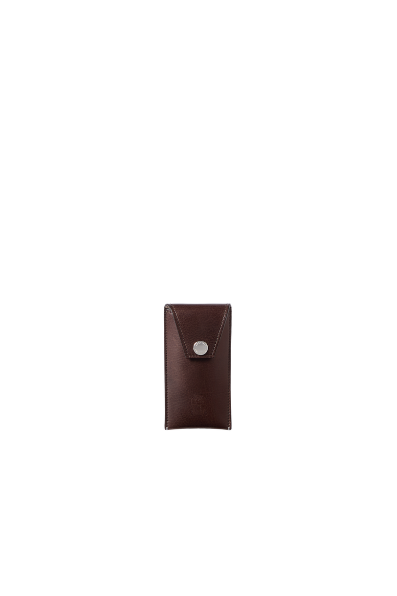 Grained leather watch holder, Alternate, color, Brown