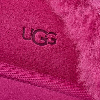 Kids' Disquette Genuine Shearling Trim Slipper