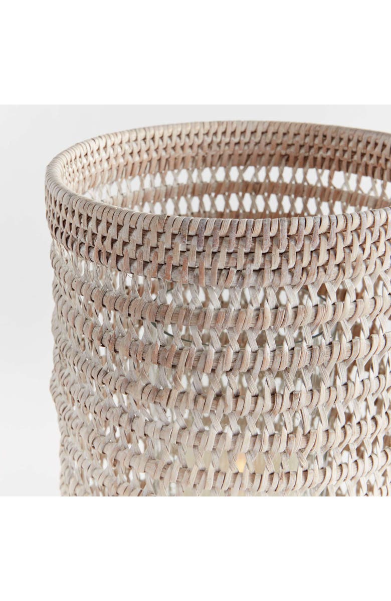 Napa Home & Garden Burma Rattan Hurricane Large, Alternate, color, White