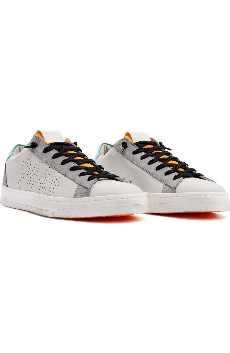 P448 Jack Sneaker, Alternate, color, Acqua Orange
