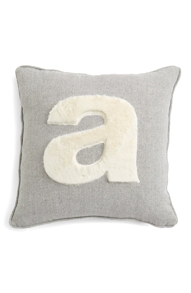 Levtex Initial Pillow, Main, color, 