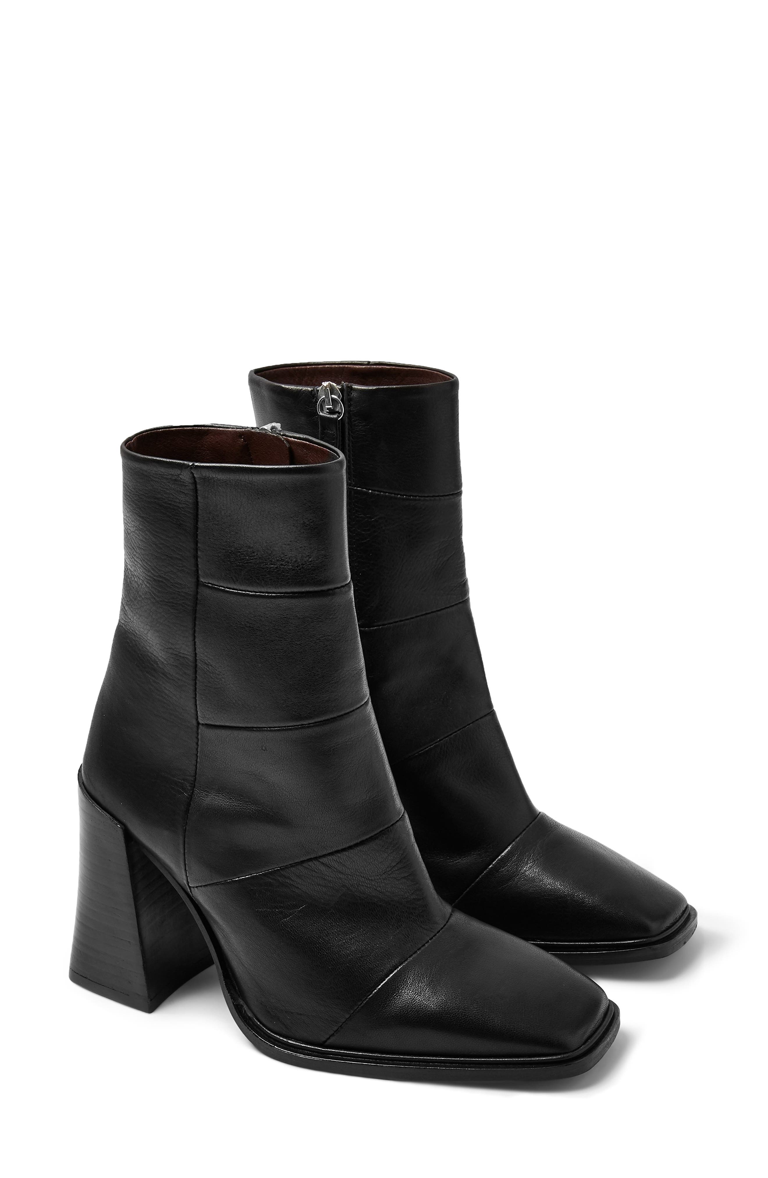 Topshop Hartley Square Toe Boot, Main, color, 
