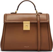 DeMellier Medium Paris Leather Top Handle Bag
