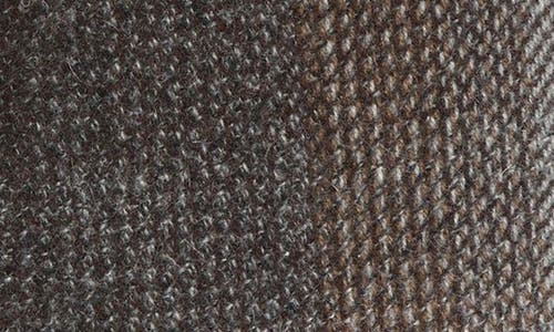 Andrew Stewart Texture Plaid Cashmere Scarf In Brown