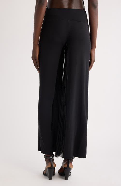 Shop Courrèges Infinity Pleats Jersey Pants In Black