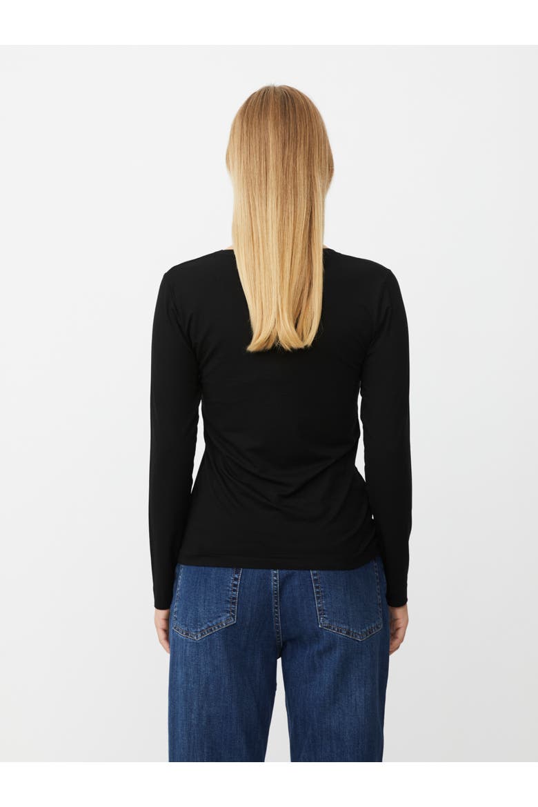 Long Sleeve Top, Alternate, color, Black