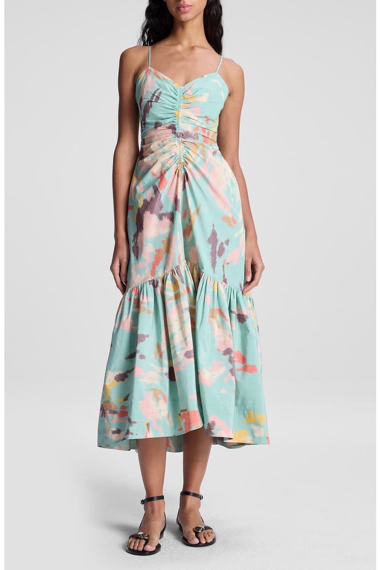 print ruched dress Olive Floral Print Ruched Mini Dress - FINAL SALE Medium | Women's Online Boutique | Boho Chic Style