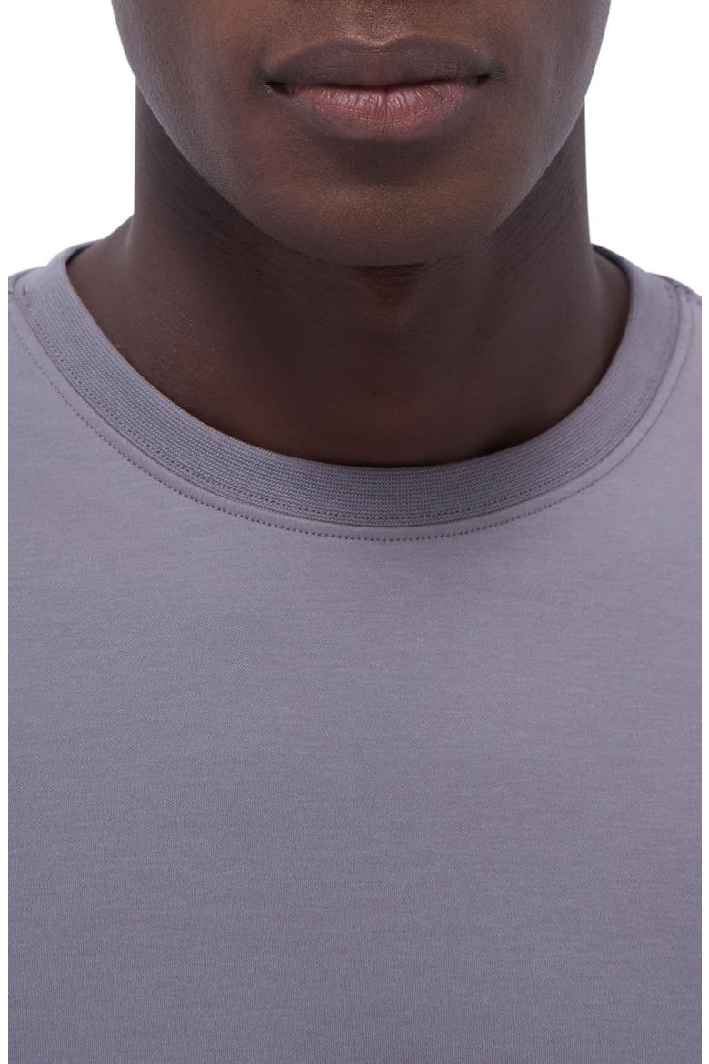 Hank Solid Pima Cotton T-Shirt, Alternate, color, ZINC