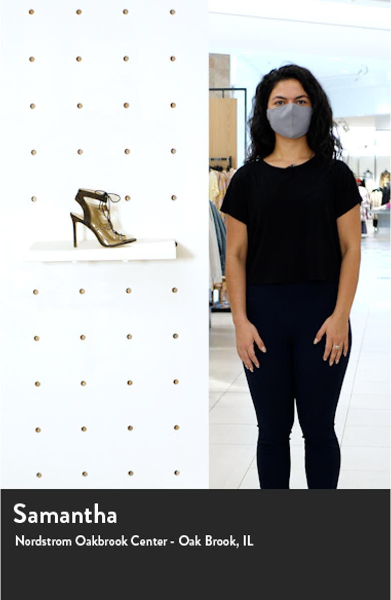 Jirven Spike Clear Strap Cage Sandal, sales video thumbnail