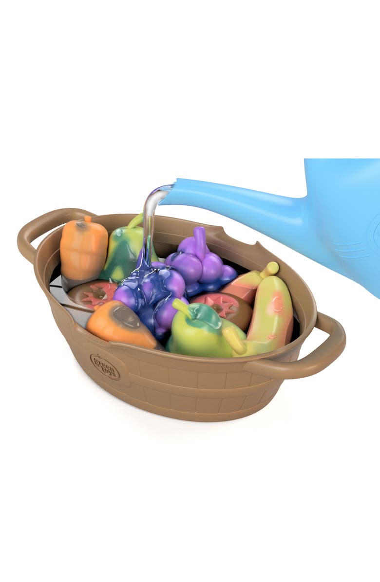 Green Toys Rainbow Harvest Color Change Water Activity Play Set, Alternate, color, Multi