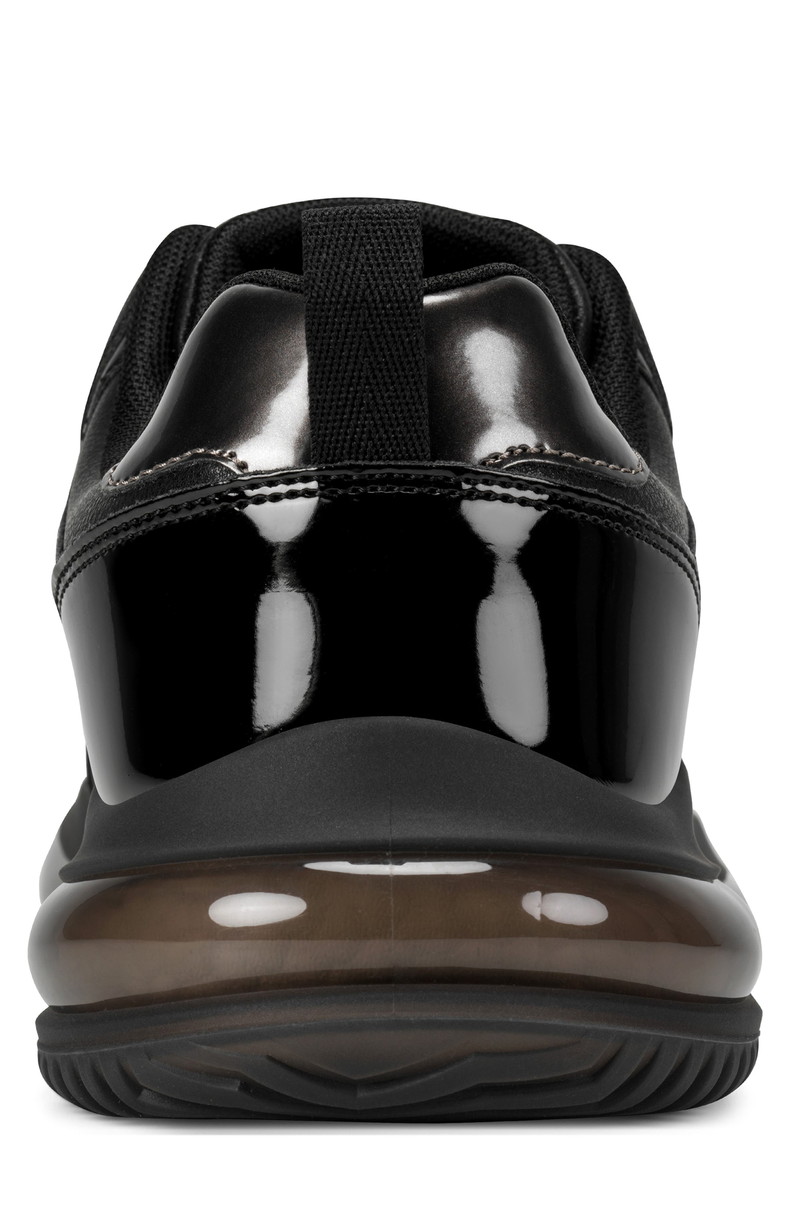 KARL LAGERFELD PARIS Nino Mixed Media Sneaker, Alternate, color, Black