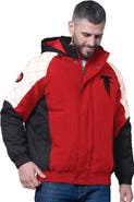 STARTER Men's Starter Red Atlanta Falcons Oxford Crinkle Full-Snap Hoodie Jacket