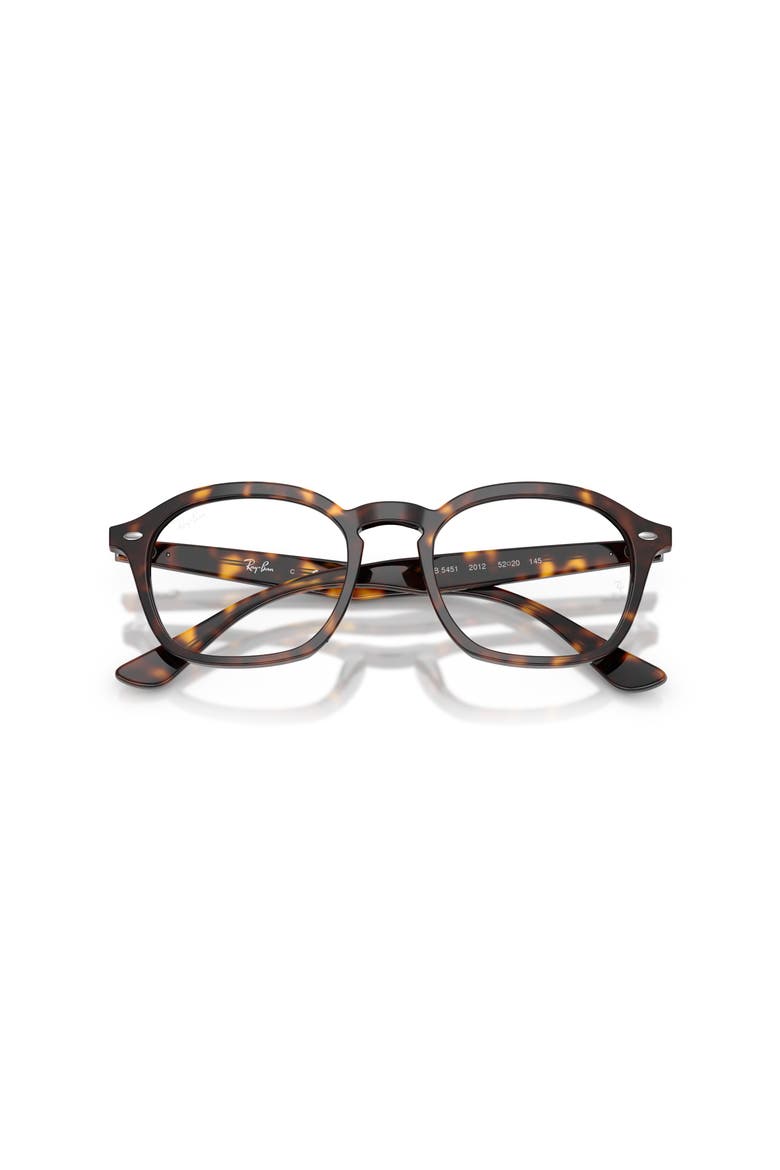 52mm Square optical glasses, Alternate, color, Tortoise