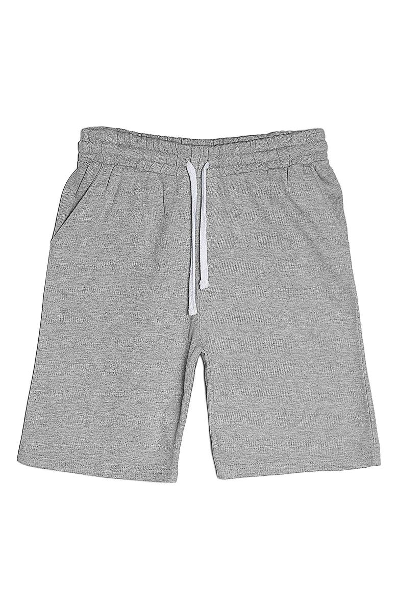 FLEECE FACTORY Core Fleece Shorts, Main, color, Grey Mix