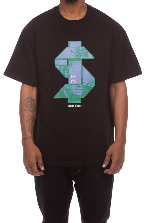 Origami Cotton Graphic T-Shirt