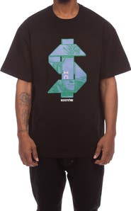 ICECREAM Origami Cotton Graphic T-Shirt