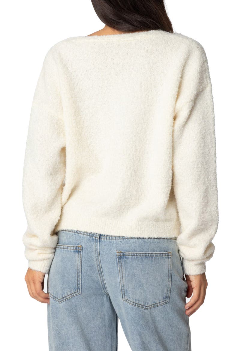 Jade Crop Cardigan, Alternate, color, CREAM