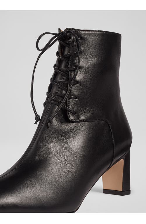 Lk Bennett Betty Block Heel Bootie In Black