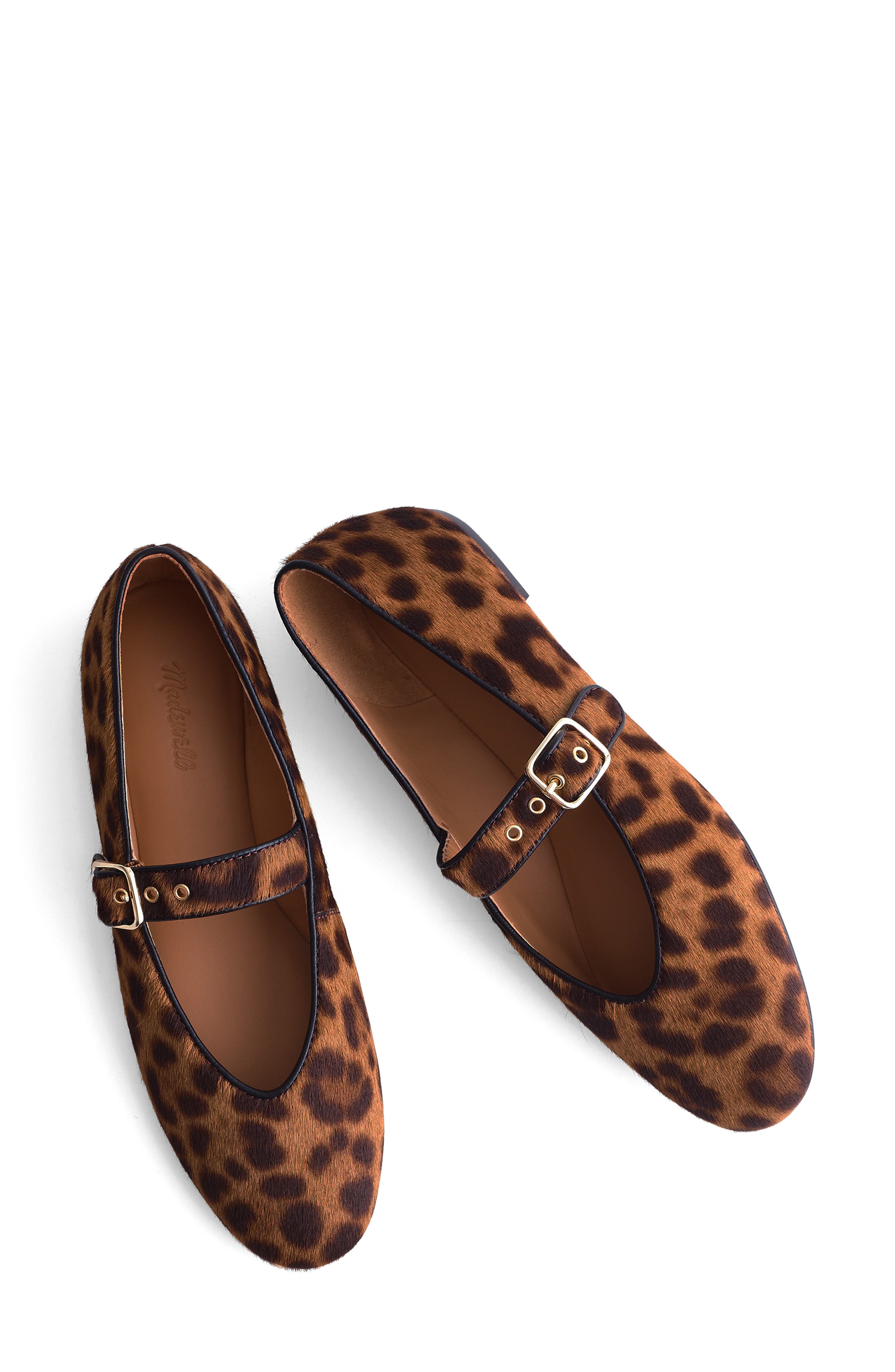 Madewell The Remy Genuine Calf Hair Mary Jane Flat, Alternate, color, 