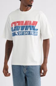 CRIMINAL DAMAGE Ski Tour Graphic T-Shirt