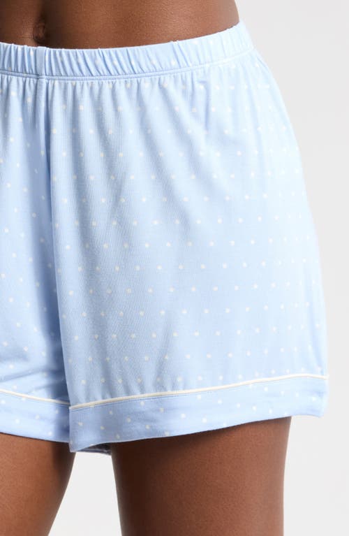 Nordstrom Moonlight Eco Long Sleeve Short Pajamas In Blue