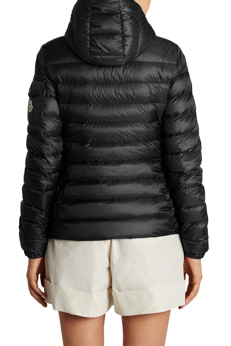 Bles Water Resistant Lightweight Down Puffer Jacket, Alternate, color, BLACK