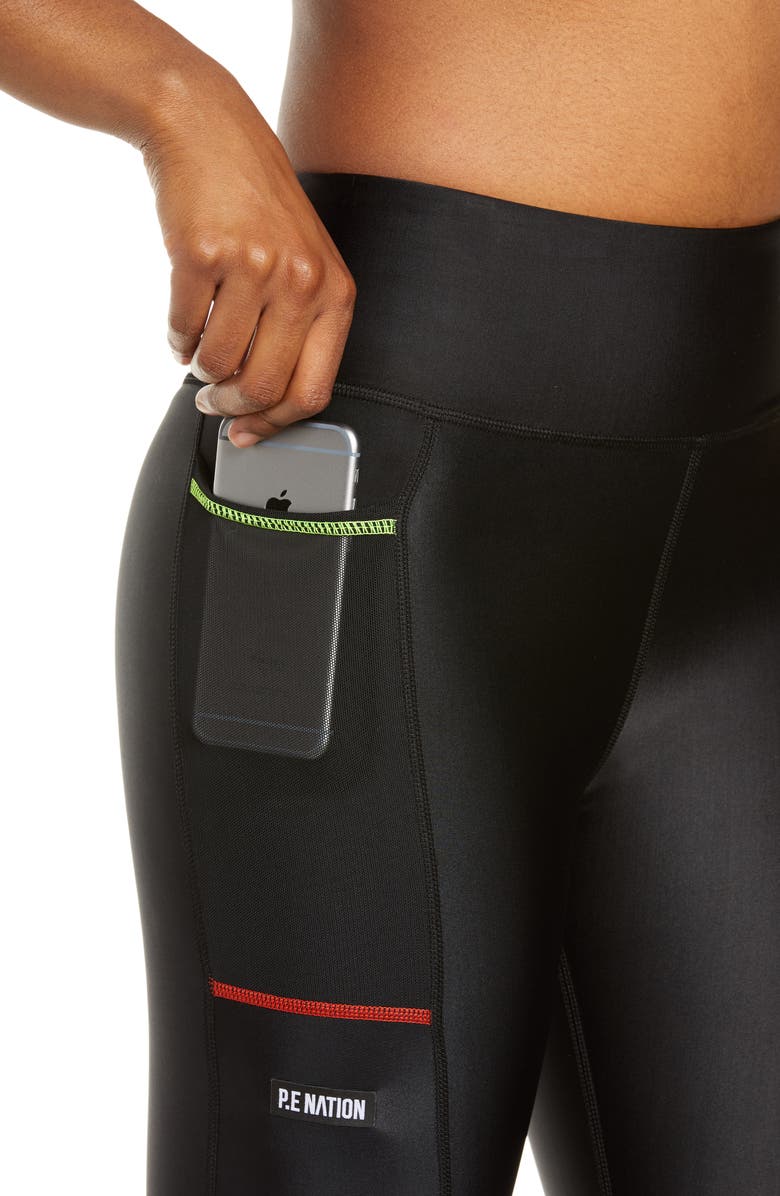P.E Nation Combat Pocket Leggings, Alternate, color, 