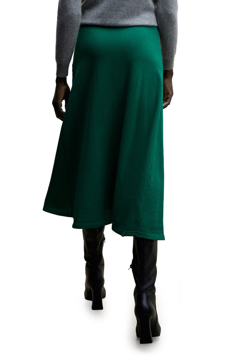 MANGO Knit Midi Skirt, Alternate, color,