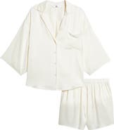 Lunya Washable Silk Button-Up Short Pajamas