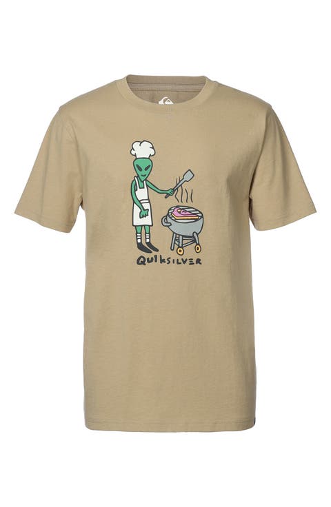 Kids' Alien Sizzle Cotton Graphic T-Shirt (Big Kid)