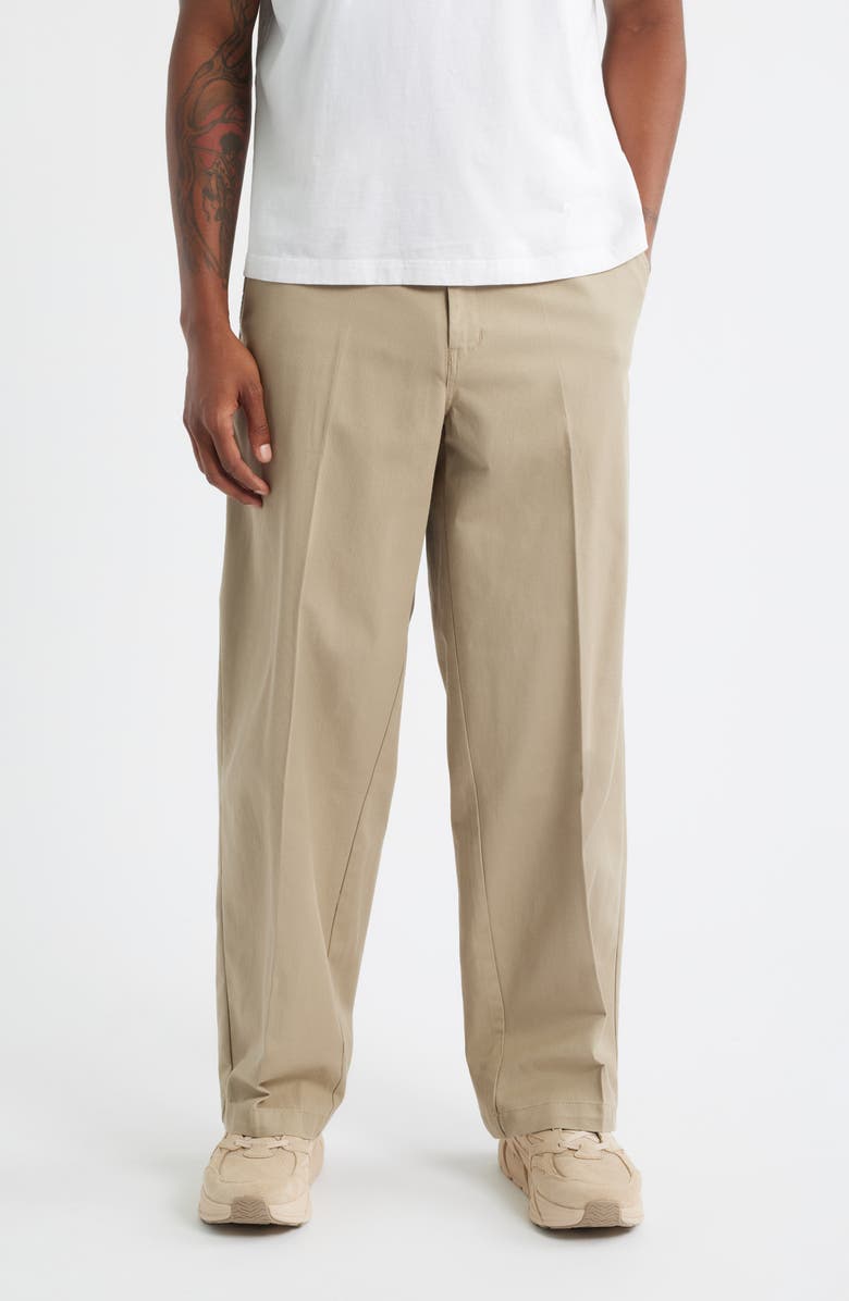 Dickies 248 Flat Front Cotton Work Pants, Main, color, Desert Sand