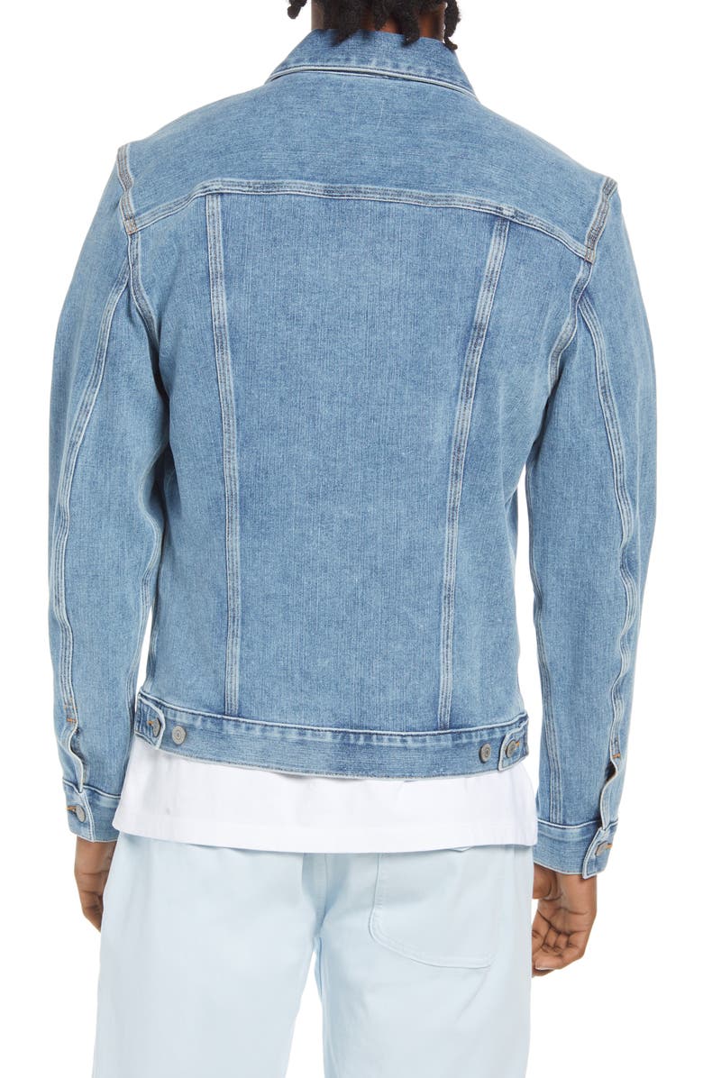 HIROSHI KATO Stretch Selvedge Denim Jacket, Alternate, color, 