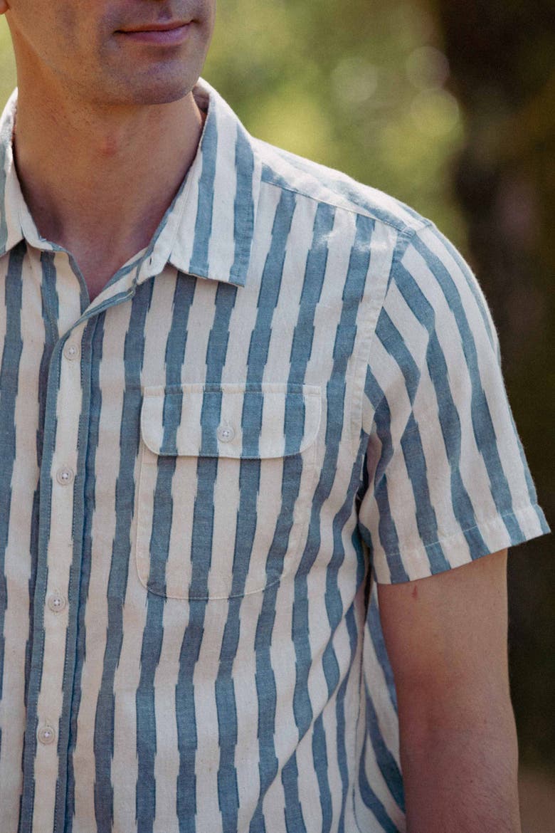 Marten Shirt, Alternate, color, Beach Stripe