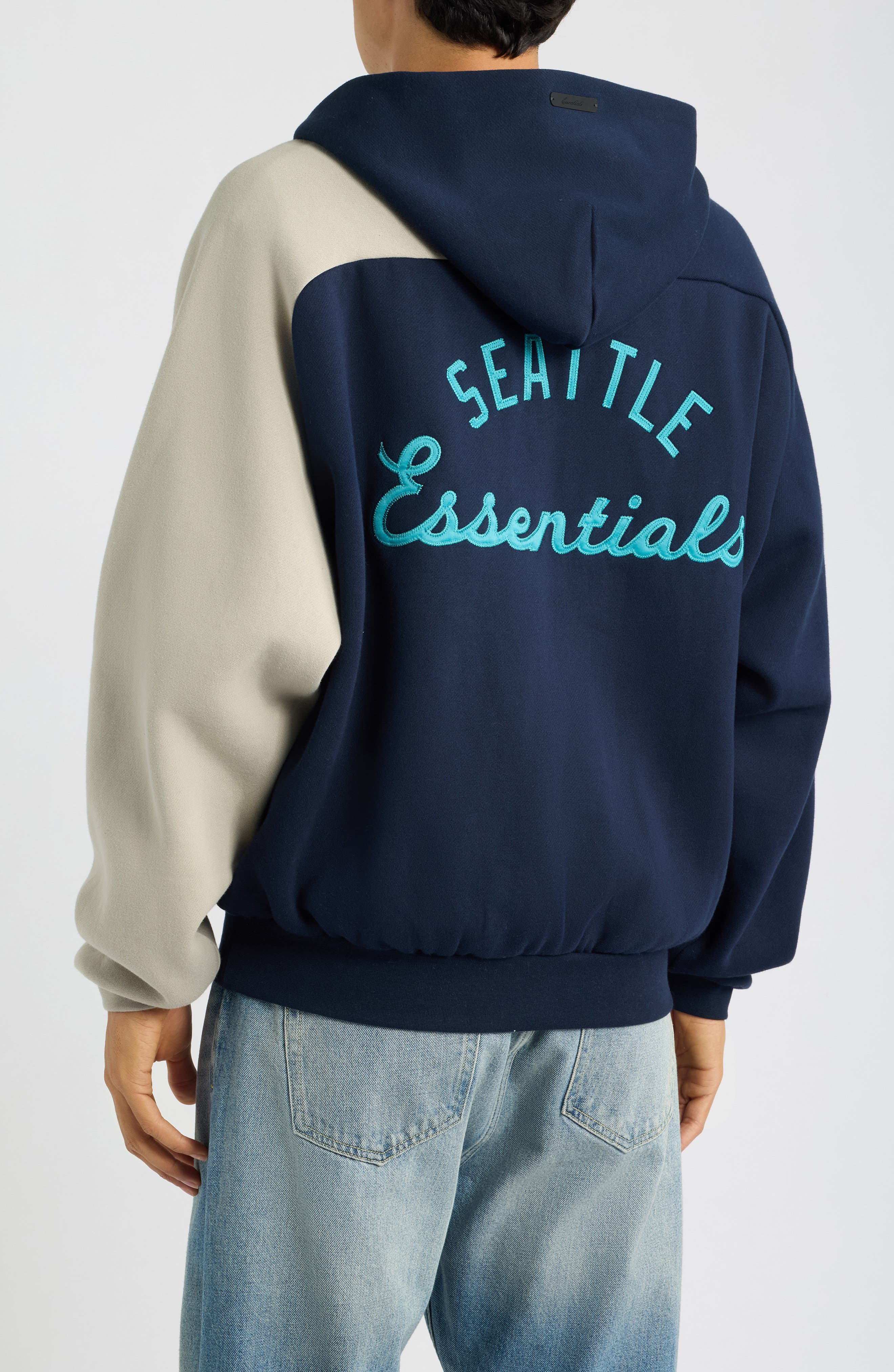 x MLB Seattle Mariners Cotton Blend Fleece Half Zip Hoodie (Men
