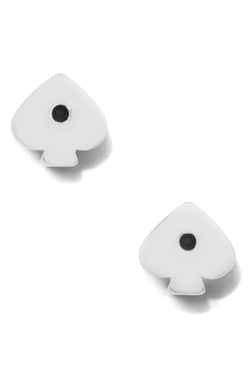 Kate Spade New York That Sparkle Princess Cut Cubic Zirconia Studs In Silver