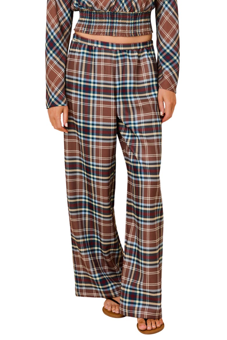 The Abigail Plaid Straight Leg Pants, Main, color, PLAID