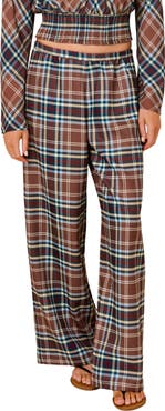 Solid & Striped The Abigail Plaid Straight Leg Pants