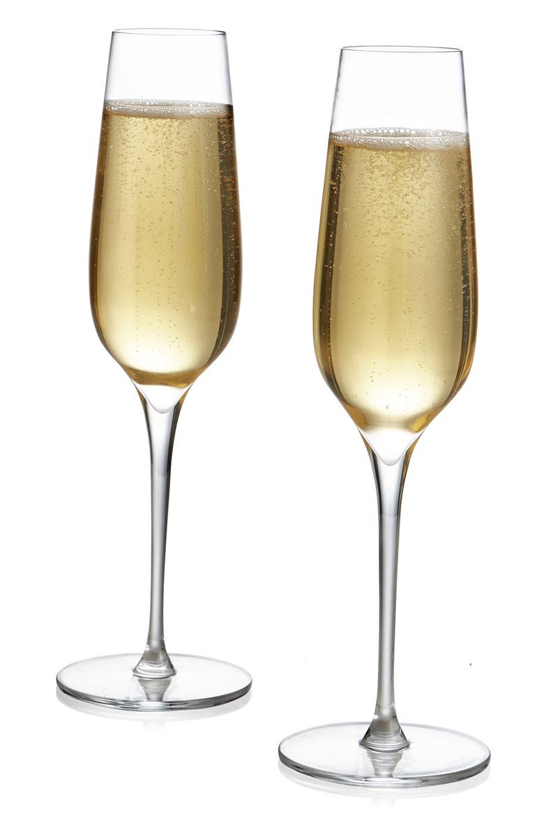 Vie Champagne Flutes - Set of 2, Alternate, color, NO COLOR