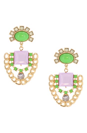 Olivia Welles Chic Chain Drop Earrings