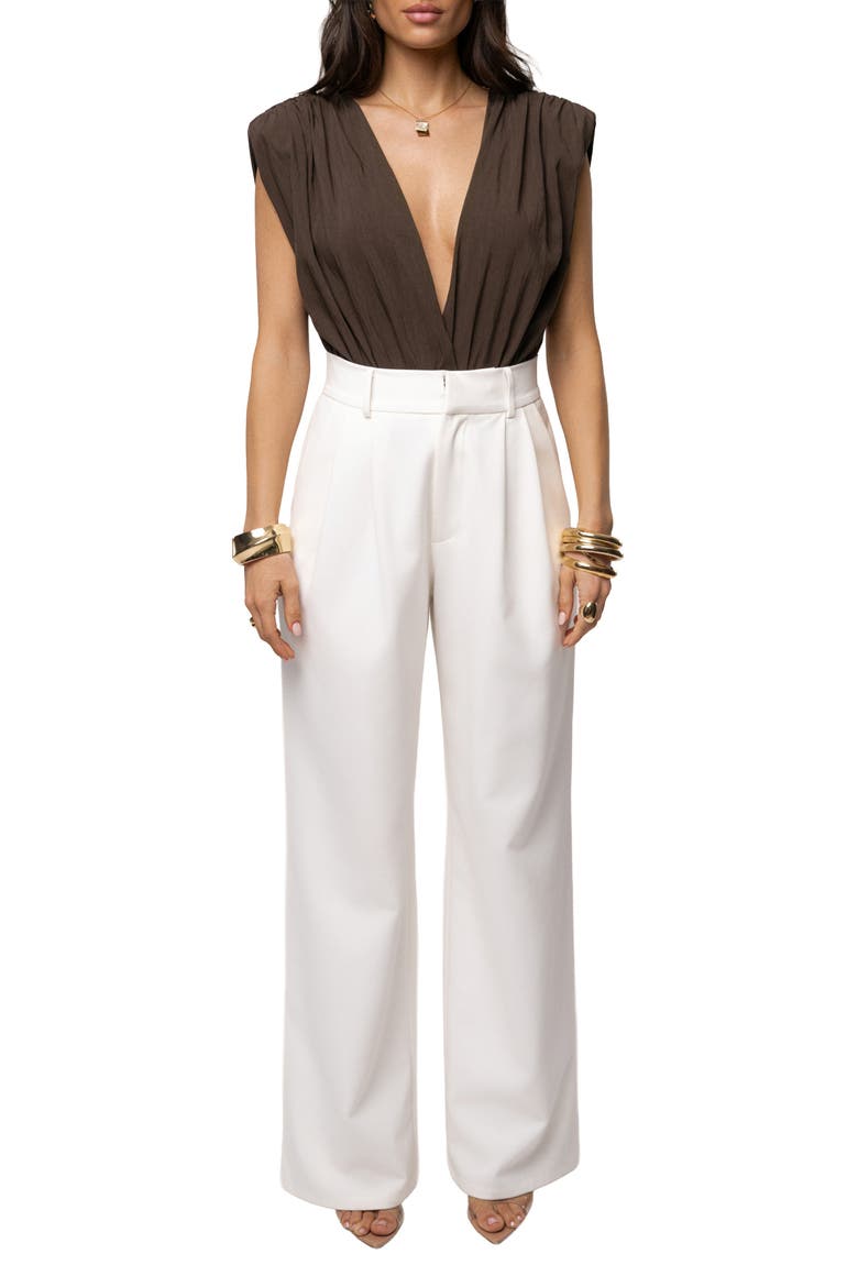 Solar Drift Bodysuit, Alternate, color, Brown