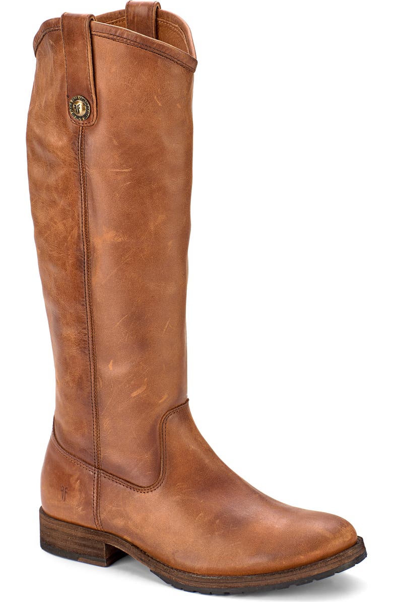Frye Melissa Button Lug Riding Boot, Main, color,