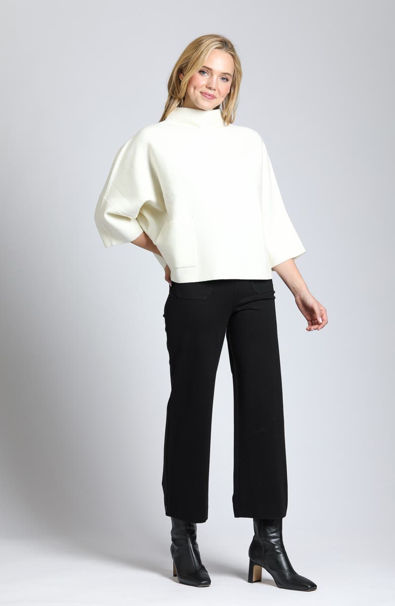 APNY Funnel Neck Patch Pocket Sweater, Alternate, color, 