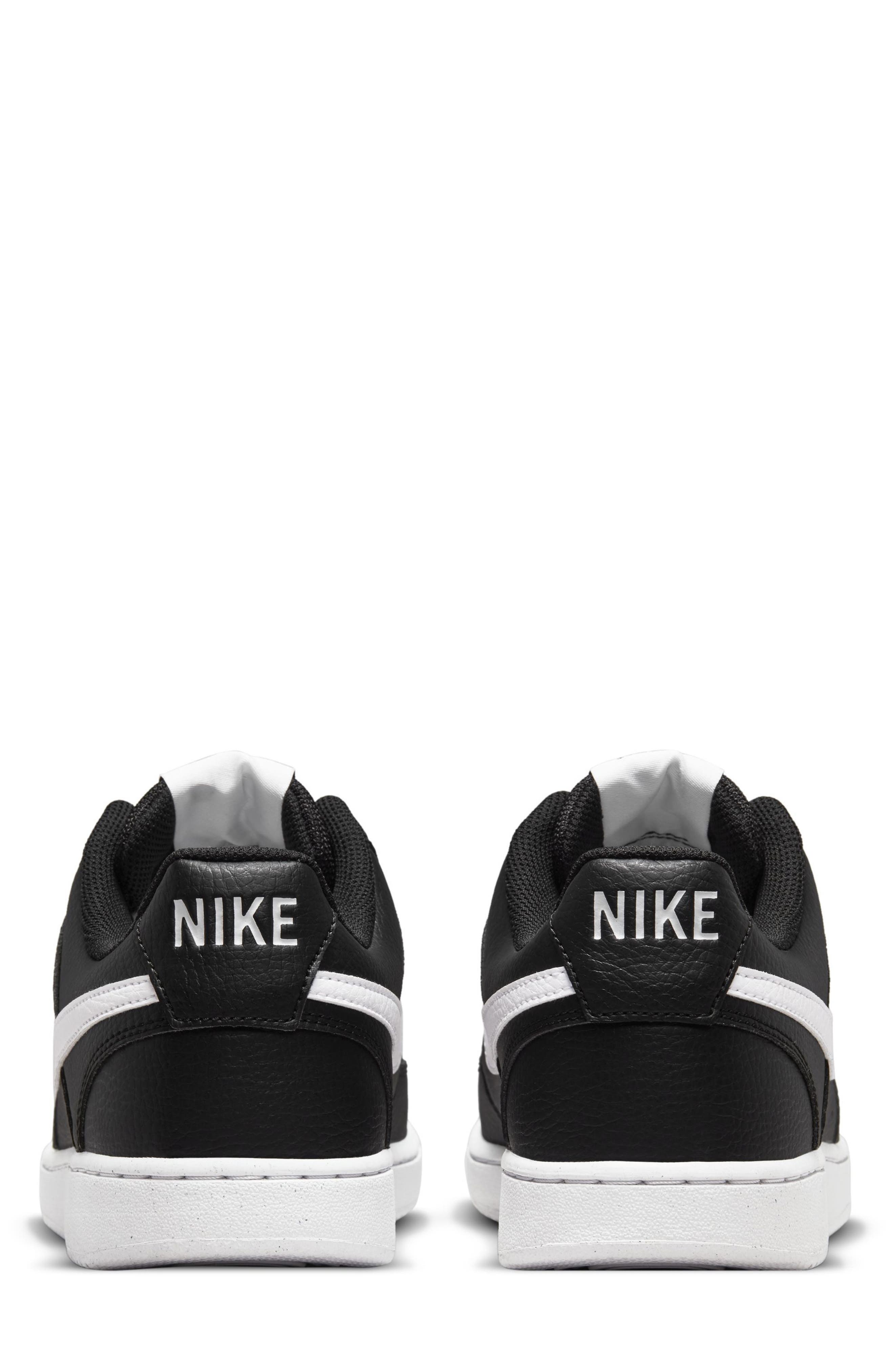 Nike Court Vision Next Nature Sneaker, Alternate, color, Black/ White/ Black