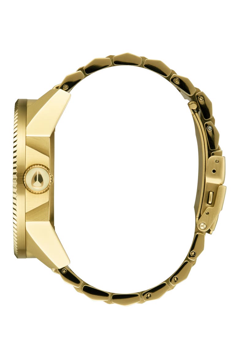 Corporal Bracelet Watch, 48mm, Alternate, color, GOLD / TURQUOISE / GOLD