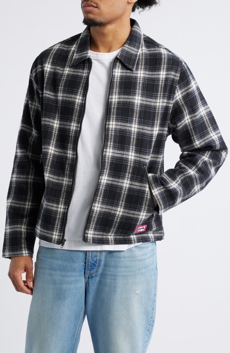 ICECREAM Jackman Plaid Flannel Workman's Jacket, Main, color,