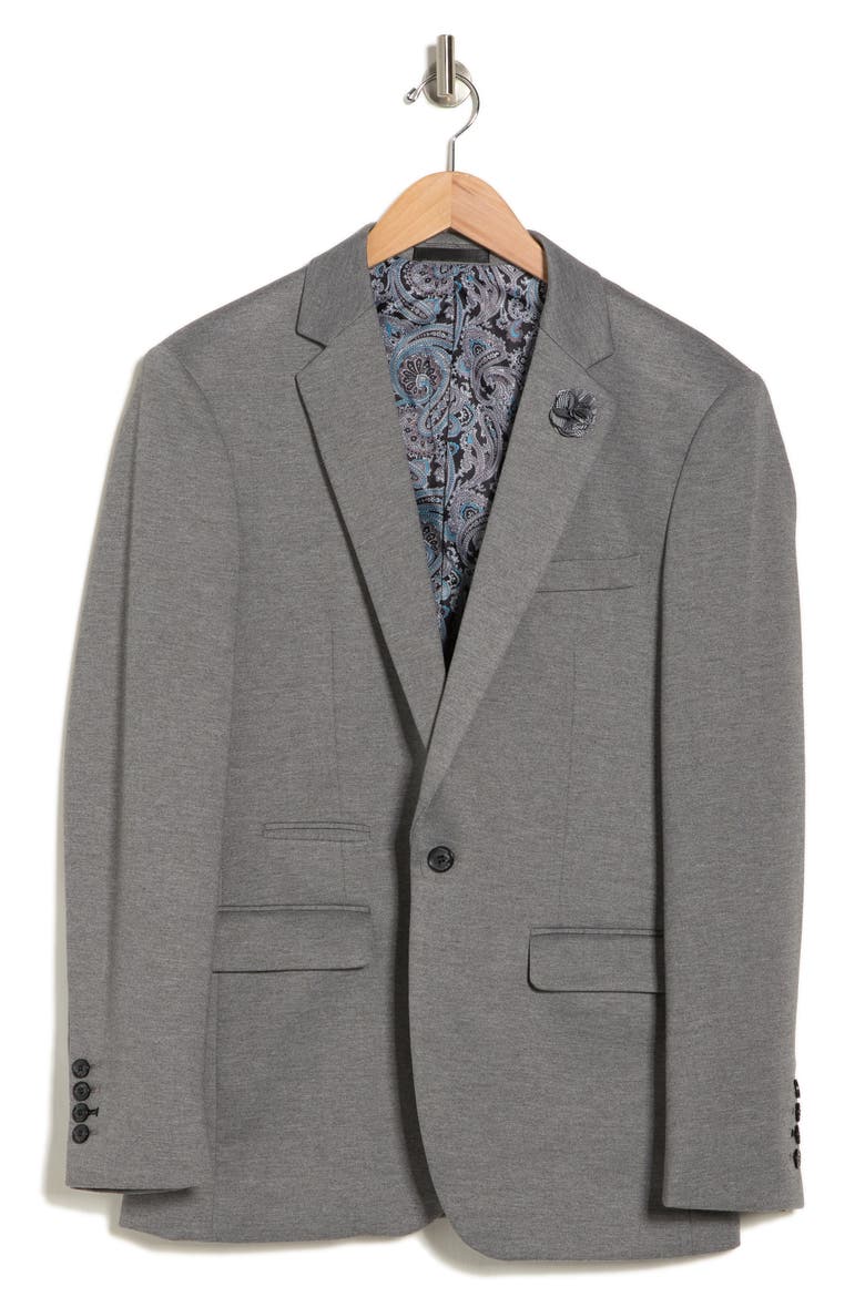 Slim Fit Sport Coat, Alternate, color, GREY