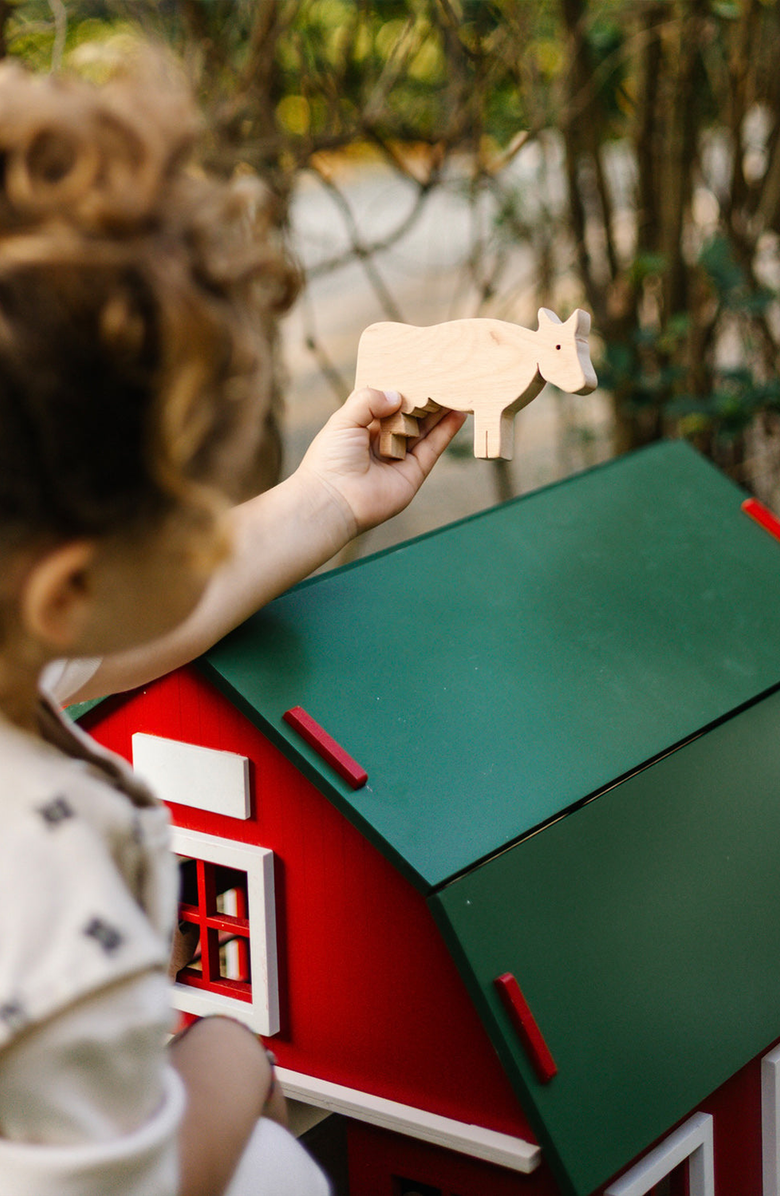 Little Forest Animals The Dutch Barn Wooden Dollhouse, Alternate, color, No Led / No Doll