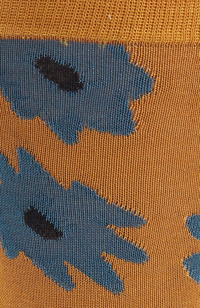 Paul Smith Floral Print Crew Socks, Alternate, color,