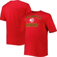 PROFILE Men's Red Atlanta Hawks Big & Tall Heart & Soul T-Shirt